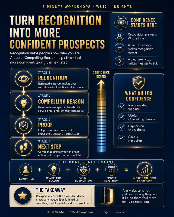 WS12 — How to Turn Recognition Into More Confident Prospects